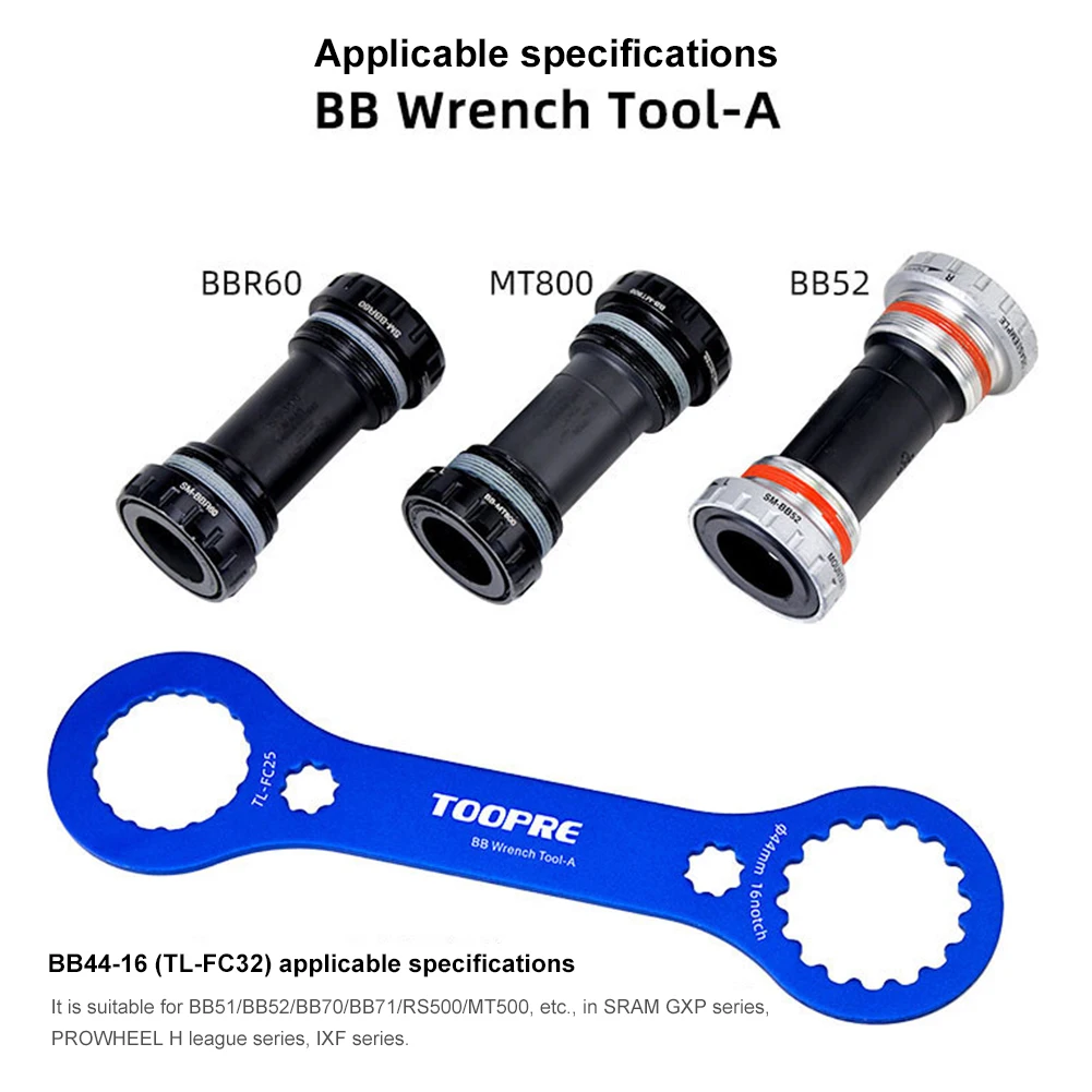 Bike Bottom Bracket Installation Tools Spanner Bicycle Bb Repair Wrench for DUB/BB51/BB52/BB70/BB71bBR60/MT800/RS 500/MT500 etc.
Bike Bottom Bracket Installation Tools Spanner Bicycle Bb Repair Wrench for DUB/BB51/BB52/BB70/BB71bBR60/MT800/RS 500/MT500 etc.