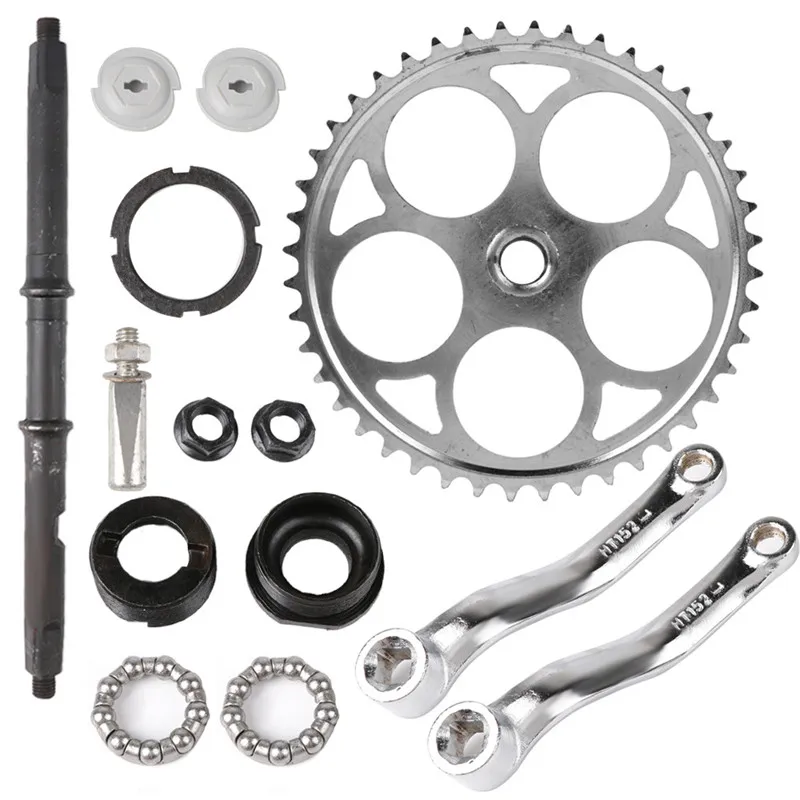 Wide Pedal Crank Assembly kit Fit For 66cc/80cc 44T For Gas Motorized Bike Square Taper Interface Solid Carbon Steel Chainring
Wide Pedal Crank Assembly kit Fit For 66cc/80cc 44T For Gas Motorized Bike Square Taper Interface Solid Carbon Steel Chainring