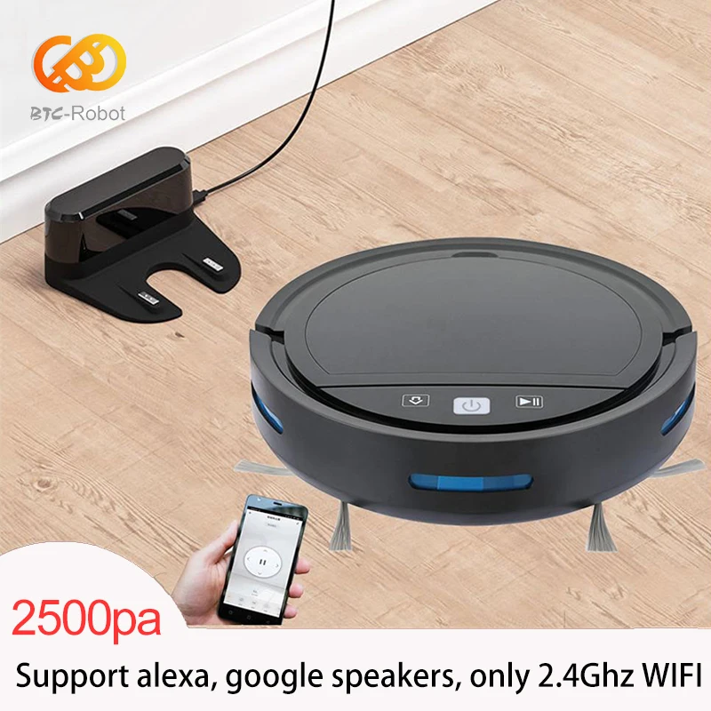 2500PA Sweeping Robot Vacuum Cleaner Smart Remote Control Wireless Auto-Recharge Alexa Floor Cleaning Vacuum Cleaner For Home
2500PA Sweeping Robot Vacuum Cleaner Smart Remote Control Wireless Auto-Recharge Alexa Floor Cleaning Vacuum Cleaner For Home