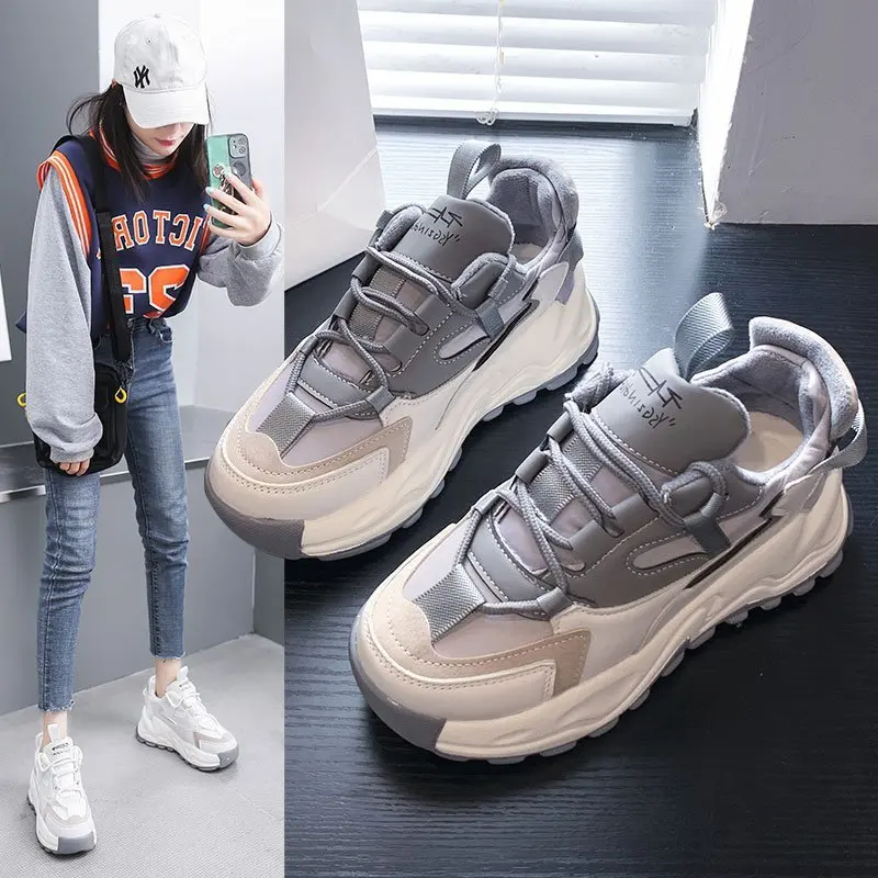 2021 New Fashion Chunky Sneakers Women Platform Heels Creepers Moccasins Flats Vulcanized Women Shoes Tenis Feminino
2021 New Fashion Chunky Sneakers Women Platform Heels Creepers Moccasins Flats Vulcanized Women Shoes Tenis Feminino