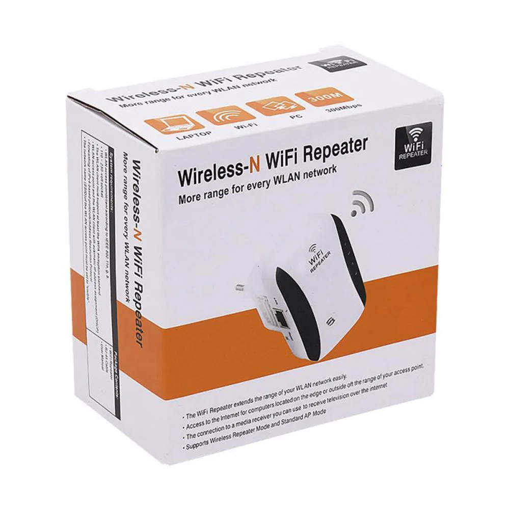 ALLOYSEED WiFi Repeater 2.4GHz 300Mbps WiFi Range Extender Wi-Fi Amplifier Signal Booster Wireless AP Access Point
ALLOYSEED WiFi Repeater 2.4GHz 300Mbps WiFi Range Extender Wi-Fi Amplifier Signal Booster Wireless AP Access Point