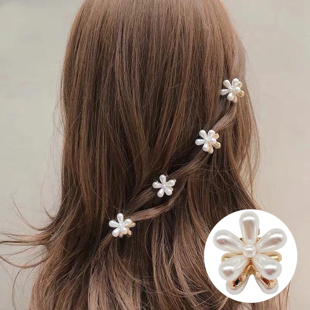 Pearl Hair Claw Clamps Flower Hairpins Hair Crab Mini Retro Hair Clips Korea Hair Accessories For Women Girls Small Barrettes
Pearl Hair Claw Clamps Flower Hairpins Hair Crab Mini Retro Hair Clips Korea Hair Accessories For Women Girls Small Barrettes