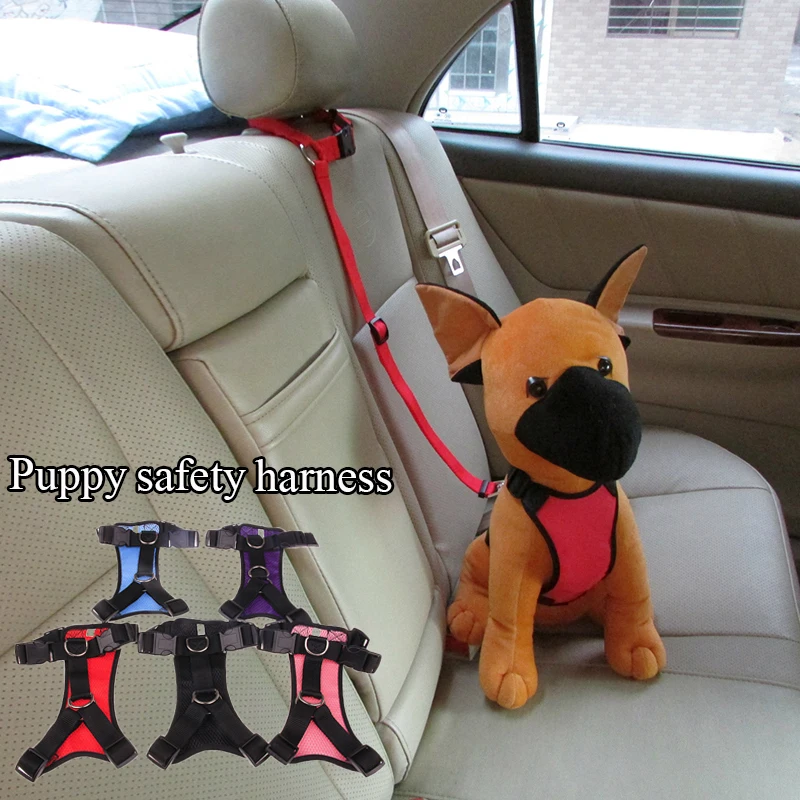 New Breathable Mesh Dog Harness Leash With Adjustable Straps Pet Harness With Car Automotive Seat Safety Belt Dog Chest Straps
New Breathable Mesh Dog Harness Leash With Adjustable Straps Pet Harness With Car Automotive Seat Safety Belt Dog Chest Straps
