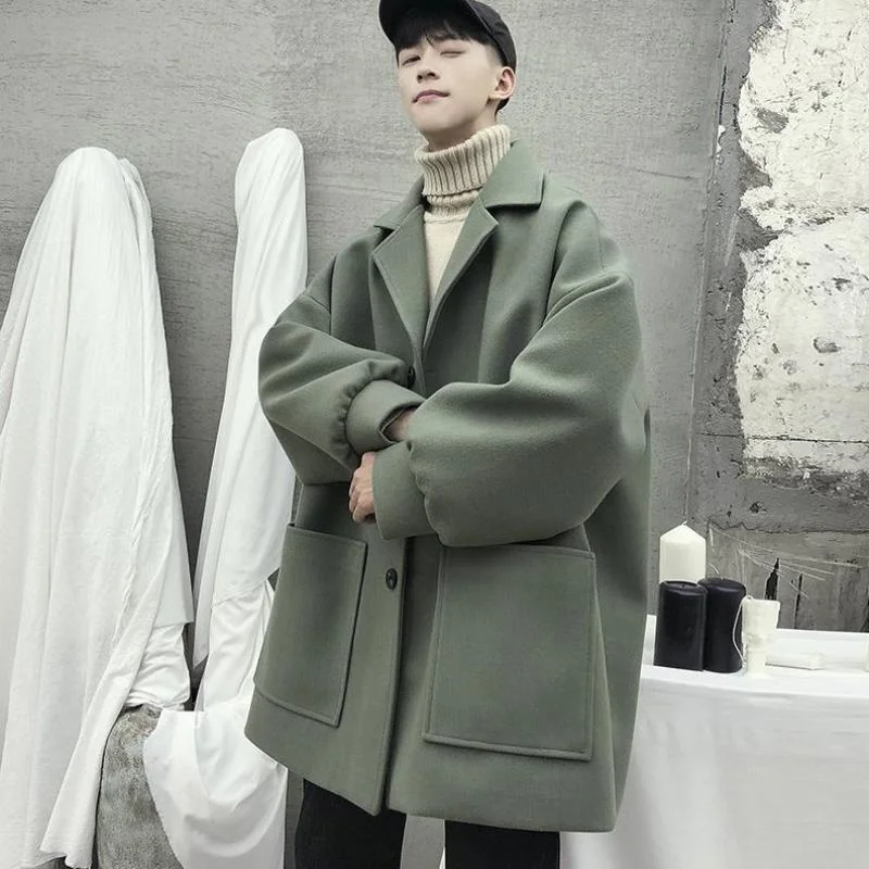 Woolen coat men's 2020 spring and autumn new windbreaker men's medium length woolen coat loose and woolen jacket
Woolen coat men's 2020 spring and autumn new windbreaker men's medium length woolen coat loose and woolen jacket