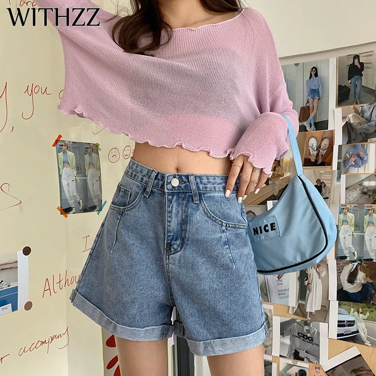 Женские свободные джинсы с высокой талией и широкими штанинами WITHZZ, весна-лето
Женские свободные джинсы с высокой талией и широкими штанинами WITHZZ, весна-лето