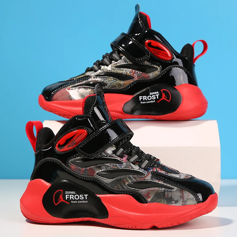 Kids Thick-soled Basketball Shoes High-top Basketball Shoes Non-Slip Breathable Training Shoes High-quality Soft Sports Shoes
Kids Thick-soled Basketball Shoes High-top Basketball Shoes Non-Slip Breathable Training Shoes High-quality Soft Sports Shoes