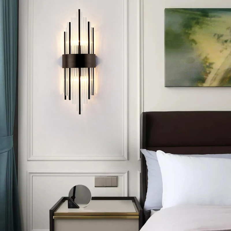 Luxury Glass Wall Sconce Modern LED Wall Lights AC110V 220V Living Room Bedroom Lamp Height 45cm
Luxury Glass Wall Sconce Modern LED Wall Lights AC110V 220V Living Room Bedroom Lamp Height 45cm