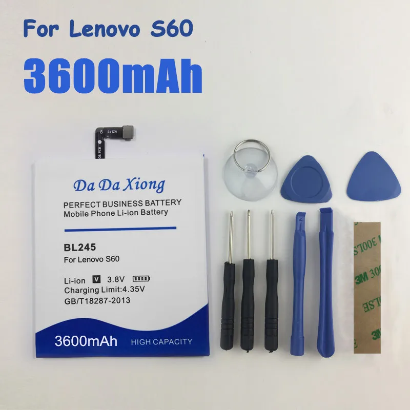 Аккумулятор BL245 3600 BL-245 мА · ч для Lenovo S60 S60T S60W | Мобильные телефоны и аксессуары
