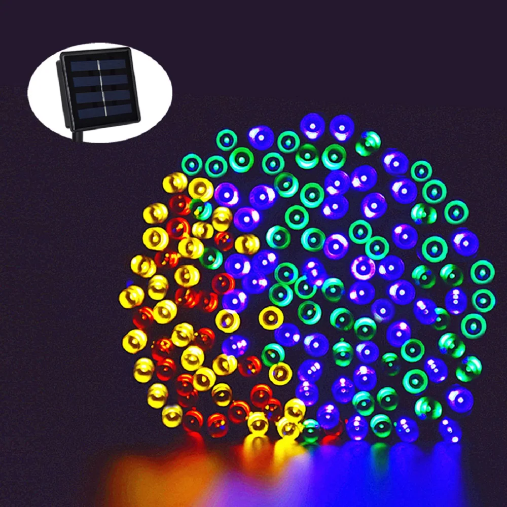 String Lights 200 LED Solar Fairy 8 Modes With Panel For Garden Decoration Outdoor String Solar Lamps 20 Meters Waterproof
String Lights 200 LED Solar Fairy 8 Modes With Panel For Garden Decoration Outdoor String Solar Lamps 20 Meters Waterproof