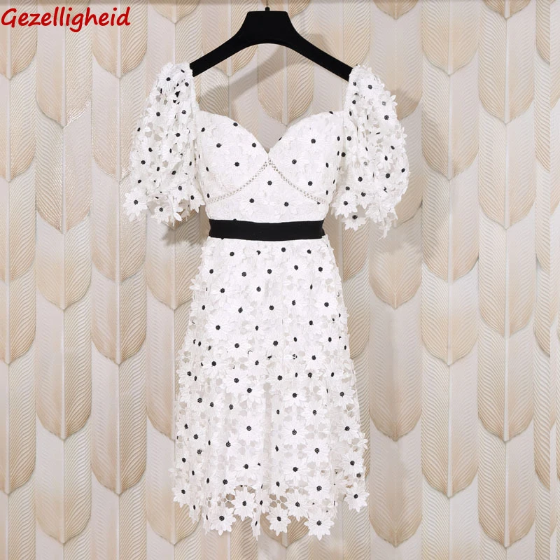 Gezelligheid Dresses For Women 2021 New Fashion Elegant Simple Sexy Party Lace Embroidery Floral Polka Dot White Cake Mini Dress
Gezelligheid Dresses For Women 2021 New Fashion Elegant Simple Sexy Party Lace Embroidery Floral Polka Dot White Cake Mini Dress