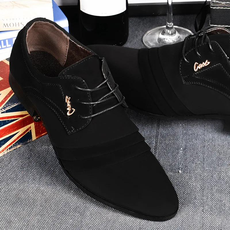 Men's Dress Shoes Men Pointed Toe Business Suit Male Shoes Adult Wedding Shoes Comfort Oxfords Men Formal Shoes
Men's Dress Shoes Men Pointed Toe Business Suit Male Shoes Adult Wedding Shoes Comfort Oxfords Men Formal Shoes