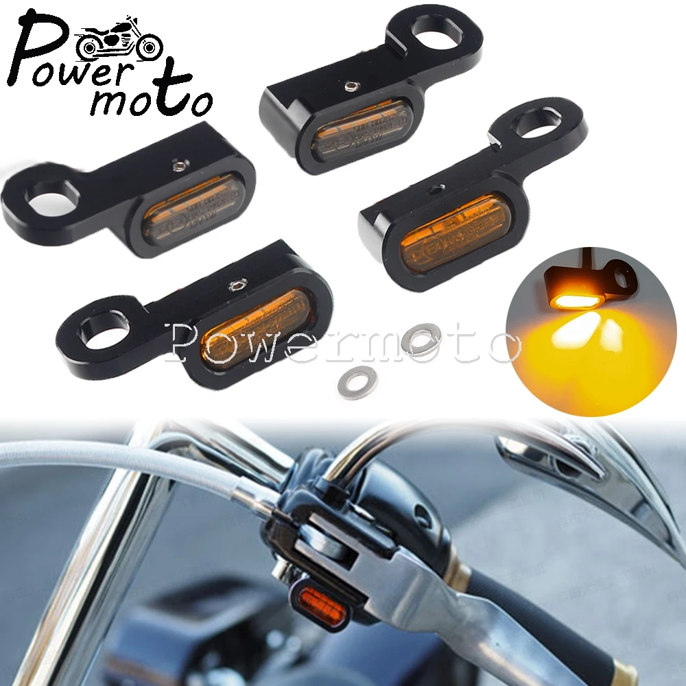 Mini Handlebar E4 LED CNC Turn Signal Light for Harley Touring Softail Slim Street Fat Bob Low Rider Standard Breakout 2016-2017 
Mini Handlebar E4 LED CNC Turn Signal Light for Harley Touring Softail Slim Street Fat Bob Low Rider Standard Breakout 2016-2017