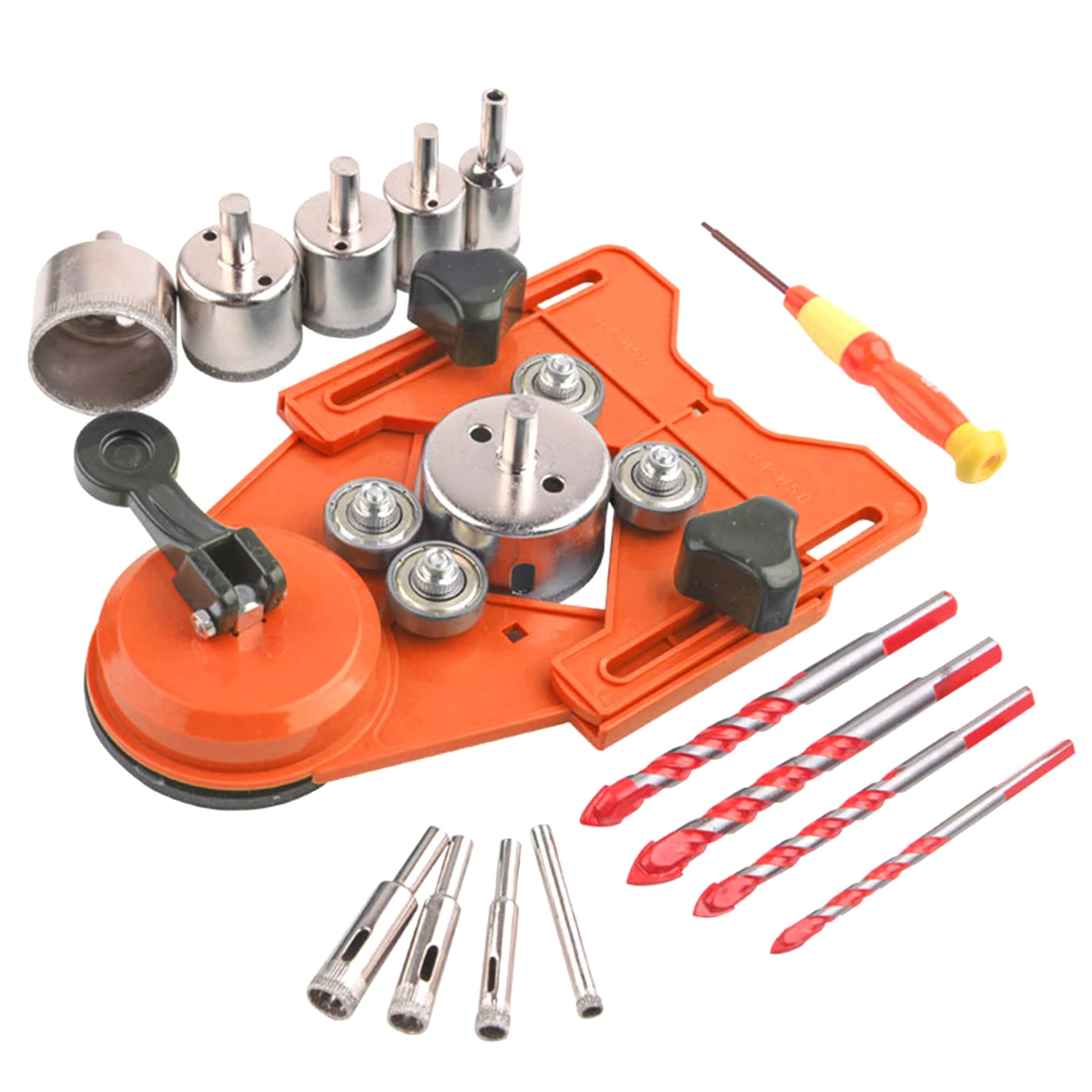 16pcs For Ceramic Multifunction Tile Opener Home Professional Accessories Hollowed Drill Hole Saw Set Ergonomic Adjustable
16pcs For Ceramic Multifunction Tile Opener Home Professional Accessories Hollowed Drill Hole Saw Set Ergonomic Adjustable