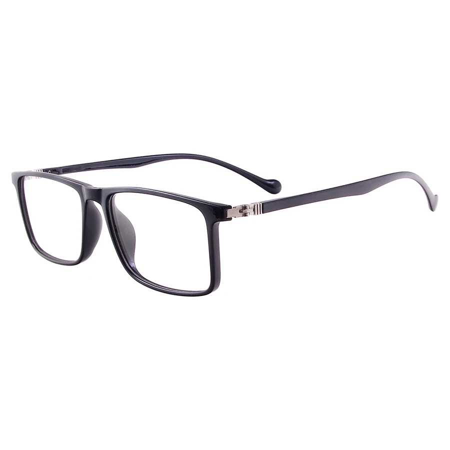 

Men Women Fashion Lightweight Glasses Frame Full Rim Square TR90 Eyeglasses For Prescription Myopia Reading Multifocal Lenses