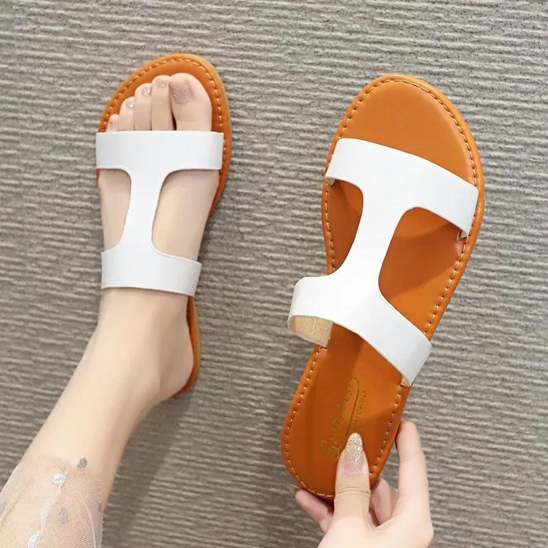 2020 Summer Women's Sandals Fashion Pull-on Open-toe Low-heel Flat Sandals Outdoor Beach Women's Casual Sandals Zapatos De Mujer
2020 Summer Women's Sandals Fashion Pull-on Open-toe Low-heel Flat Sandals Outdoor Beach Women's Casual Sandals Zapatos De Mujer