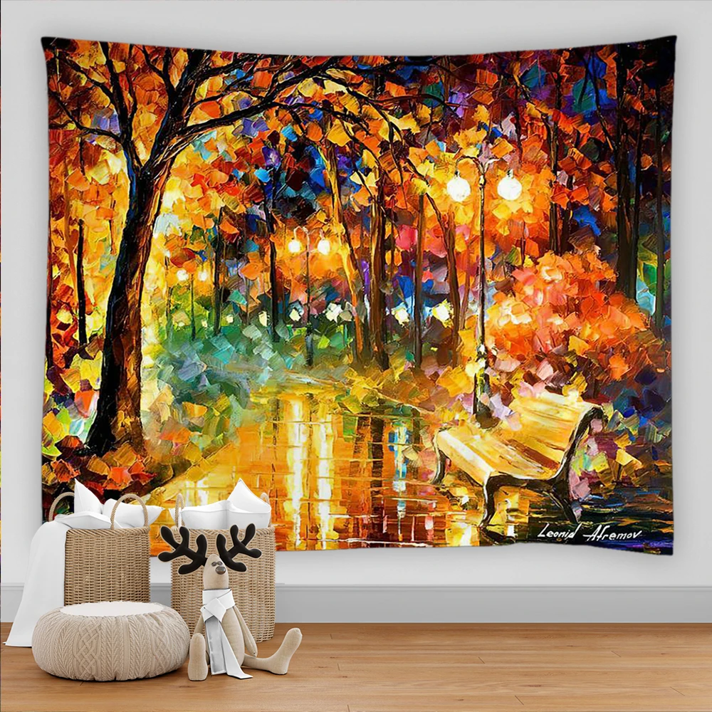 Oil Painting Scenery Forest Wall Hanging Landscape Tapestry Sea Beach Wall Cloth Beach Mat Flower Blanket Home Decor Tapestries 
Oil Painting Scenery Forest Wall Hanging Landscape Tapestry Sea Beach Wall Cloth Beach Mat Flower Blanket Home Decor Tapestries