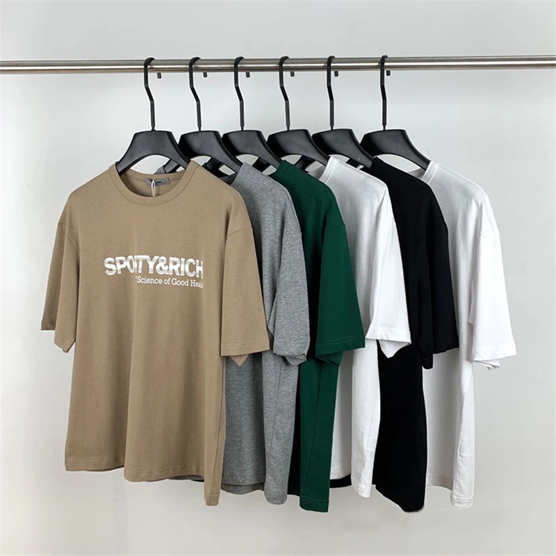 2021 Summer New American Vintage Sporty&Rich Letters Print T-shirt Woman Simple Casual Short Sleeve Round Neck T-Shirt Woman Top
2021 Summer New American Vintage Sporty&Rich Letters Print T-shirt Woman Simple Casual Short Sleeve Round Neck T-Shirt Woman Top