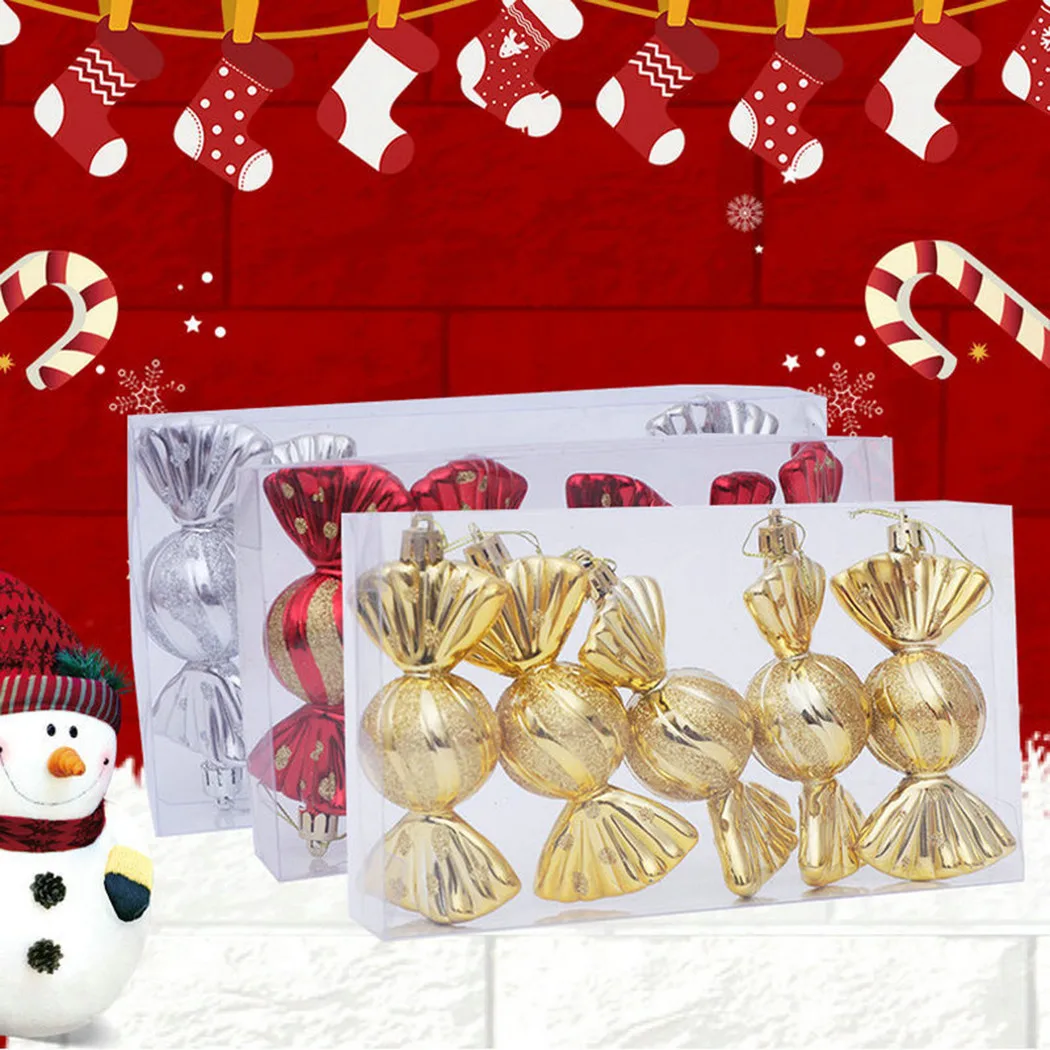 5Pcs Christmas Holiday Candy Ornaments Xmas Decor Home Pendant Party Decor For Home Navidad New Year
5Pcs Christmas Holiday Candy Ornaments Xmas Decor Home Pendant Party Decor For Home Navidad New Year
