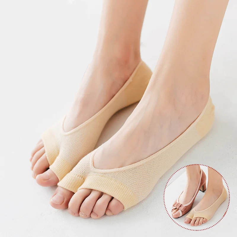 Носки женские открытые Нескользящие с открытым носком, невидимые танцевальные с двумя пальцами, для йоги, 5 пар
Носки женские открытые Нескользящие с открытым носком, невидимые танцевальные с двумя пальцами, для йоги, 5 пар