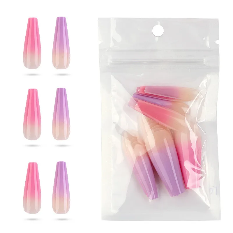 Mix Color Faux Ongles With Glue Sticker Ombre Long Coffin Fake Nails With Design Full Cover Impres Press On Nails Ballerina Tips
Mix Color Faux Ongles With Glue Sticker Ombre Long Coffin Fake Nails With Design Full Cover Impres Press On Nails Ballerina Tips