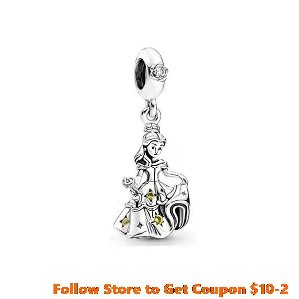 Hot Sale 100% 925 Sterling Silver Charms Yellow diamond princess Bead fit Original Pandora Bracelets for Women Jewelry Making
Hot Sale 100% 925 Sterling Silver Charms Yellow diamond princess Bead fit Original Pandora Bracelets for Women Jewelry Making