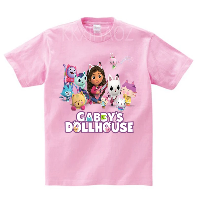 Gabby Dollhouse Cartoon Print Tshirt Girls Kawaii Kids Clothes Cute Cat T-Shirt Boys Children's Clothing Summer Tops Tee Shirt
Gabby Dollhouse Cartoon Print Tshirt Girls Kawaii Kids Clothes Cute Cat T-Shirt Boys Children's Clothing Summer Tops Tee Shirt