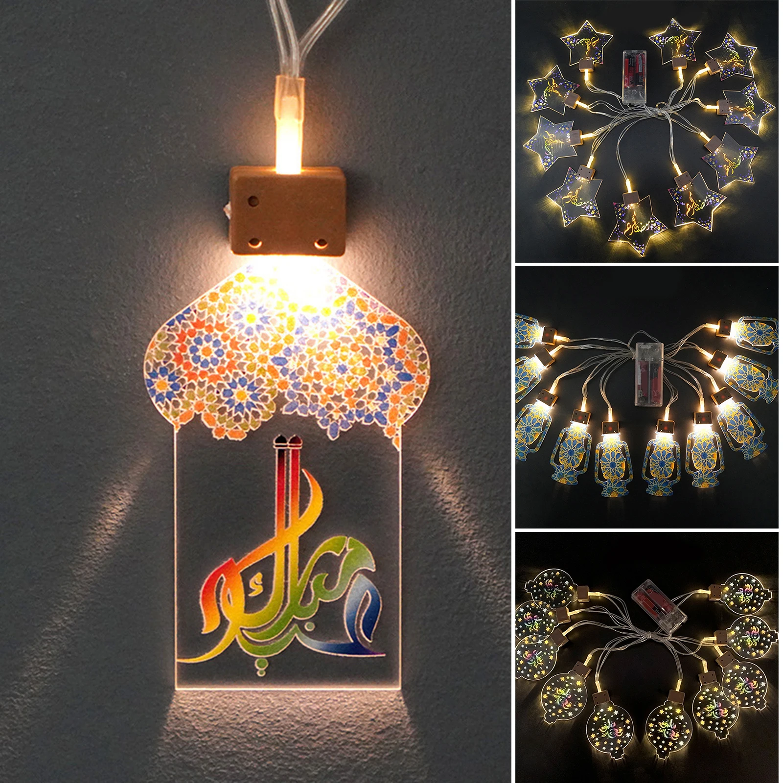 Eid Mubarak Handmade Wire 10 LED Light String 2m Eid Ramadan Islamic Battery Supply Indoor Home Party RDV JDH88
Eid Mubarak Handmade Wire 10 LED Light String 2m Eid Ramadan Islamic Battery Supply Indoor Home Party RDV JDH88