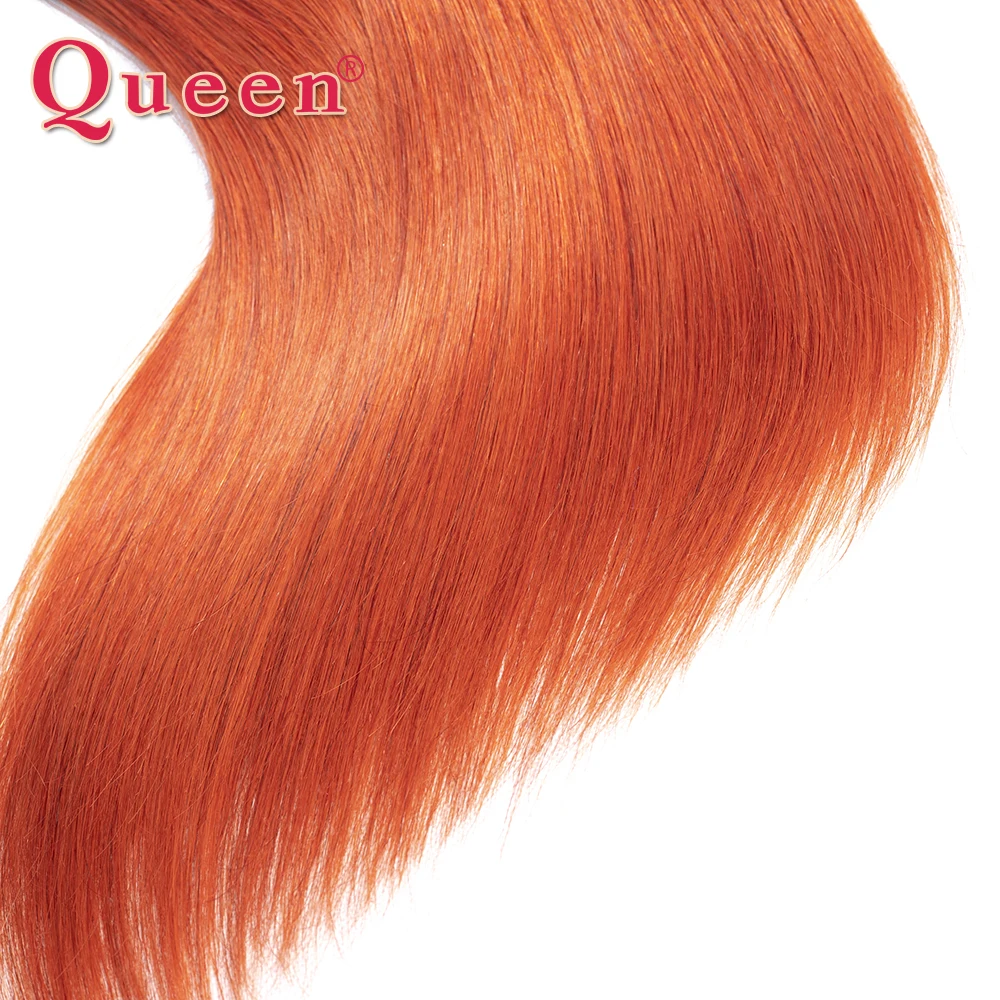 Королевские продукты волос бразильский прямой Омбре оранжевый стартер