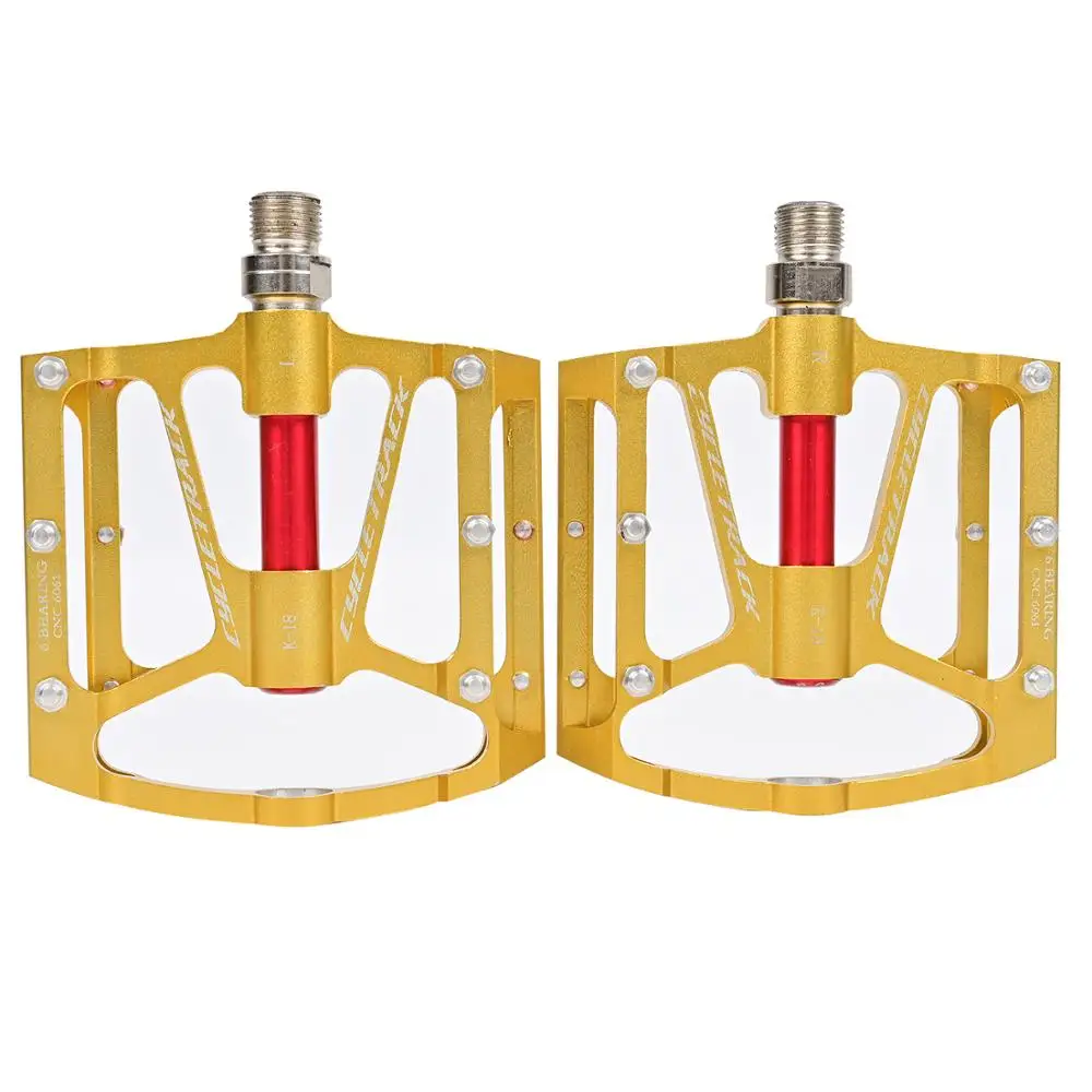 Bicycle pedal 1 pair of bicycle pedal mountain road bike flat platform mountain bike aluminum alloy 3 bearing Palin 286g
Bicycle pedal 1 pair of bicycle pedal mountain road bike flat platform mountain bike aluminum alloy 3 bearing Palin 286g