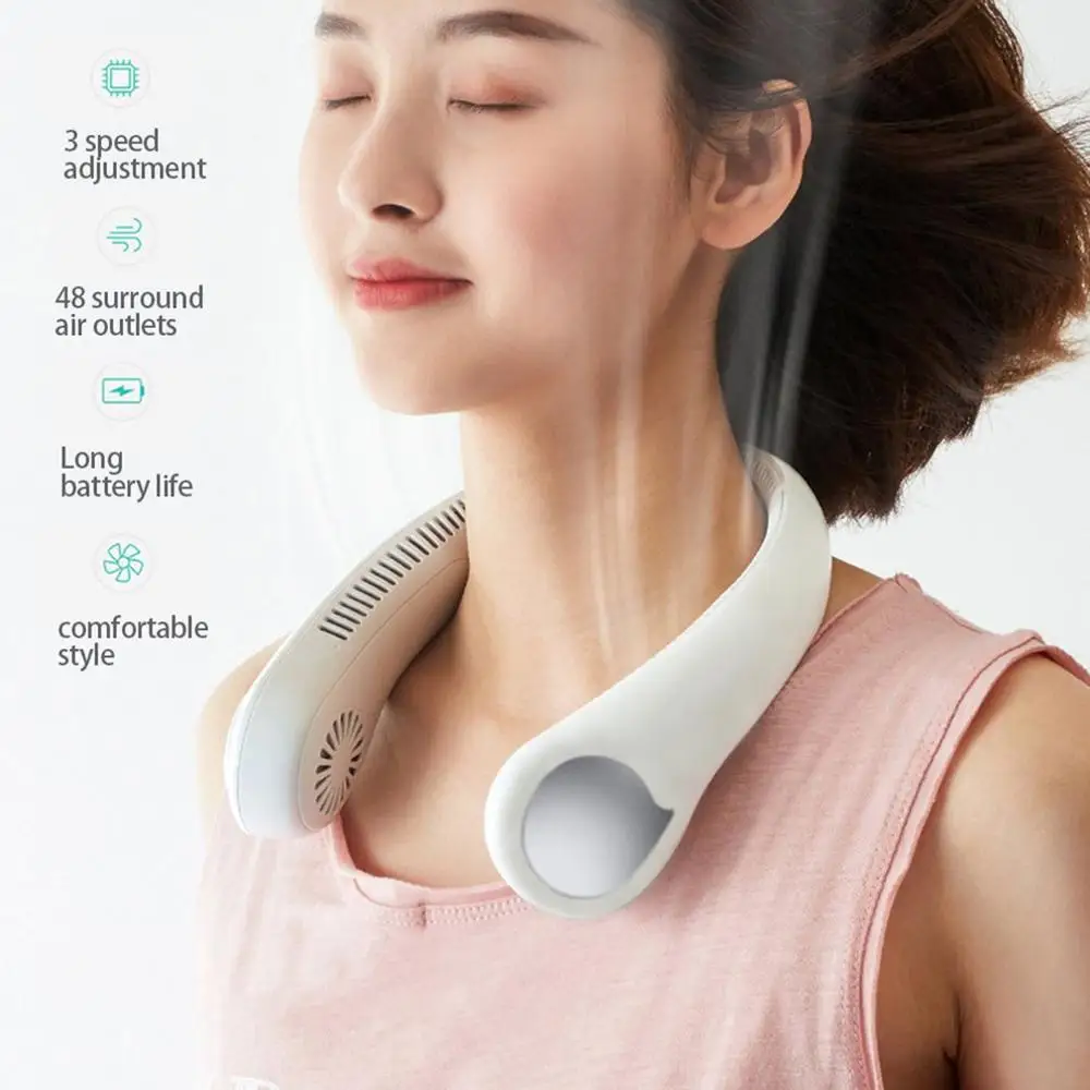 New Mini Portable Fan Neck USB Rechargeable Neck Fan Neckband Small Desk Fans Handheld Neck Cooler Air Cooler Conditioner
New Mini Portable Fan Neck USB Rechargeable Neck Fan Neckband Small Desk Fans Handheld Neck Cooler Air Cooler Conditioner