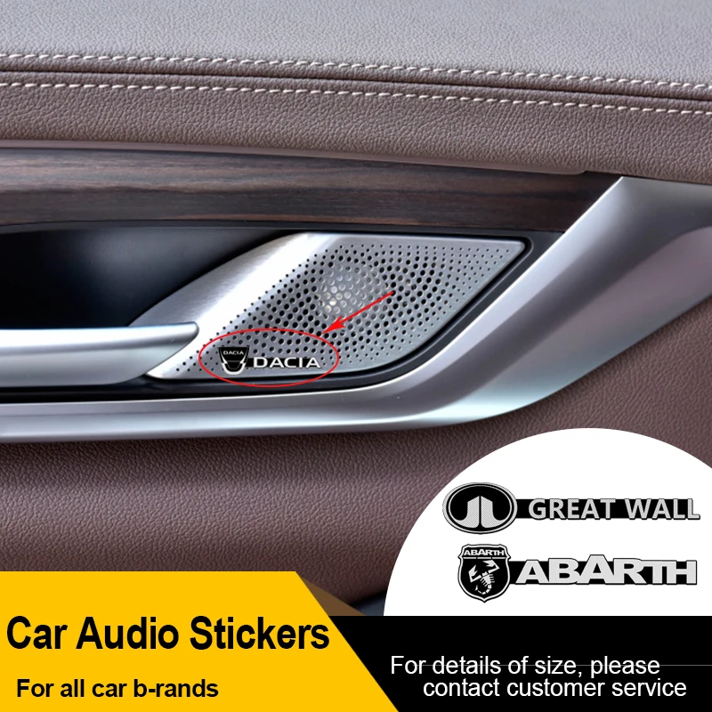 2pcs Car Speaker Stereo Aluminum Badge Sound Sticker for Dodge Challenger RAM 1500 Charger Avenger Caliber Nitro Car Accessories
2pcs Car Speaker Stereo Aluminum Badge Sound Sticker for Dodge Challenger RAM 1500 Charger Avenger Caliber Nitro Car Accessories