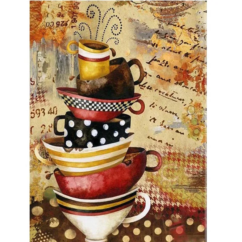 5d Diy Diamond Painting Coffee Utensils Pattern Embroidery Diamond Embroidery Rhinestone Mosaic Painting Hobby Gift 
5d Diy Diamond Painting Coffee Utensils Pattern Embroidery Diamond Embroidery Rhinestone Mosaic Painting Hobby Gift