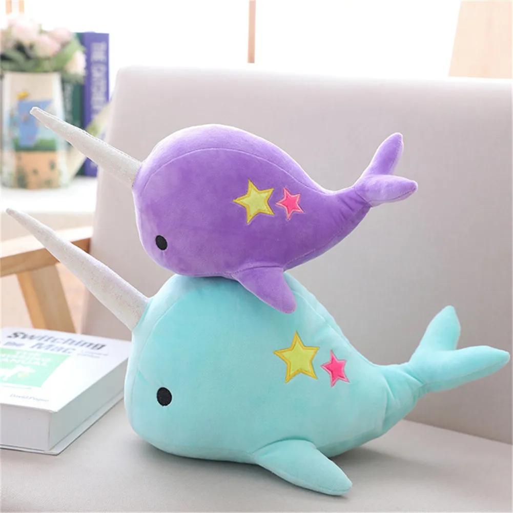 Cartoon Narwhal Shape Stuffed Soft Plush Doll Toy for Kids Lovers Decoration
Cartoon Narwhal Shape Stuffed Soft Plush Doll Toy for Kids Lovers Decoration
