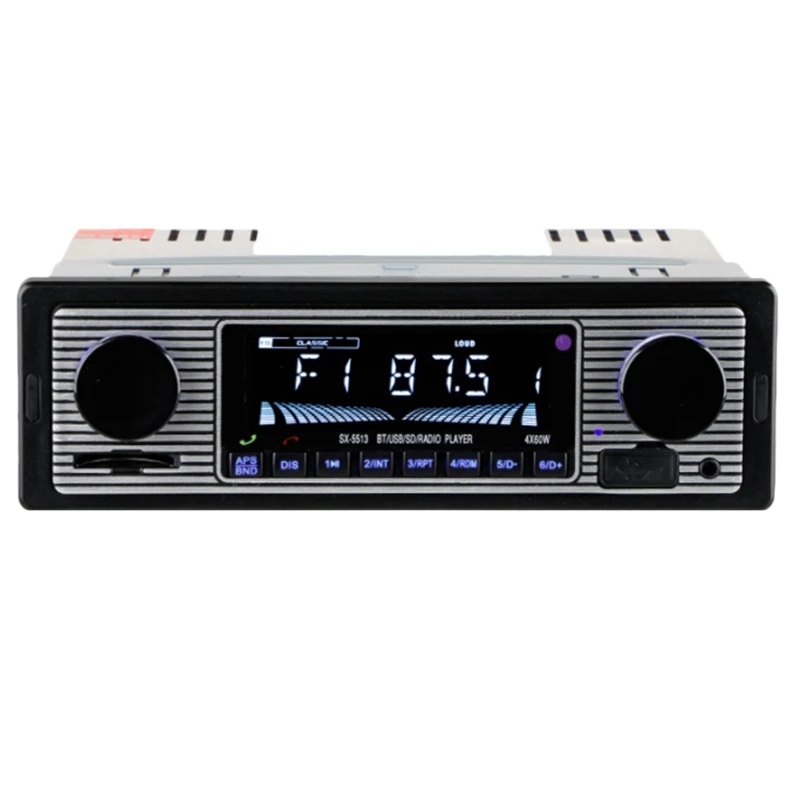 Classic Car Radio Car Bluetooth Player AUX Stereo Audio MP3 Player Support USB / SD / MMC Card Reader
Classic Car Radio Car Bluetooth Player AUX Stereo Audio MP3 Player Support USB / SD / MMC Card Reader