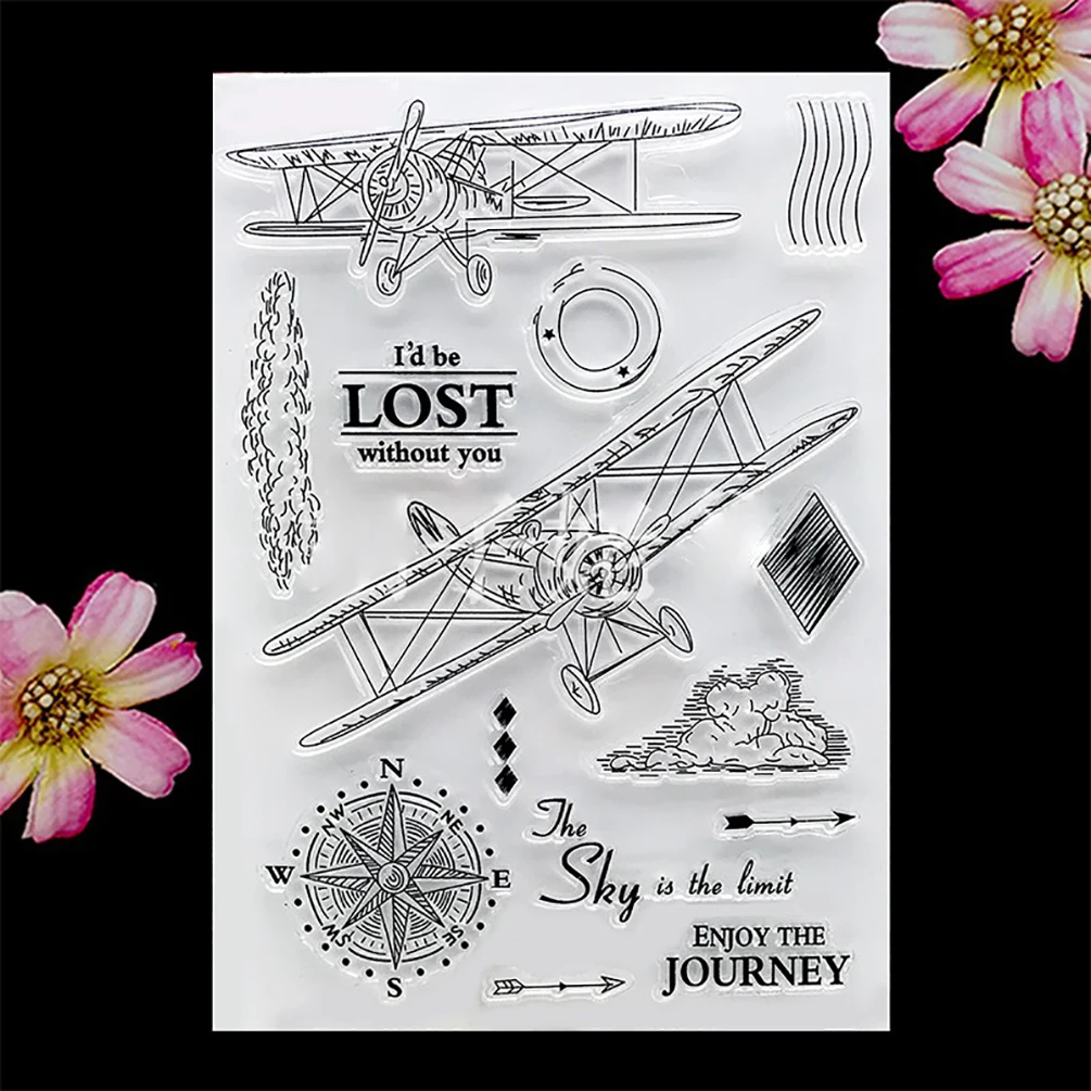 DIY Airplane Clear Stamp Transparent Stamps Silicone Seal for DIY Scrapbooking Photo Album Decorative Template Crafts
DIY Airplane Clear Stamp Transparent Stamps Silicone Seal for DIY Scrapbooking Photo Album Decorative Template Crafts