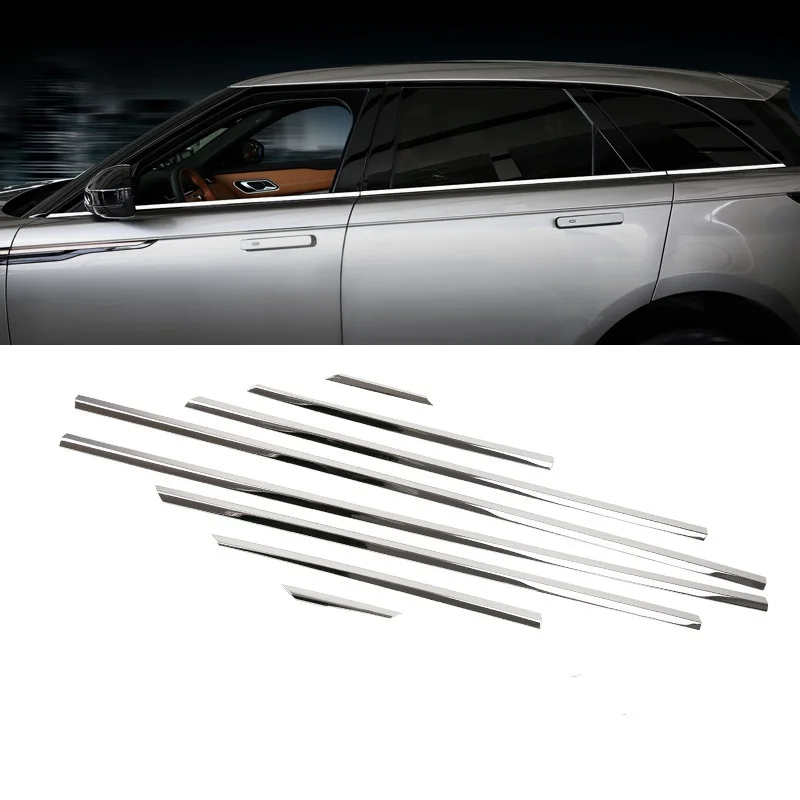WELKINRY car auto cover For Land Rover Range Rover Velar L560 2017 2018 2019 2020 stainless steel lower car window frame trim
WELKINRY car auto cover For Land Rover Range Rover Velar L560 2017 2018 2019 2020 stainless steel lower car window frame trim