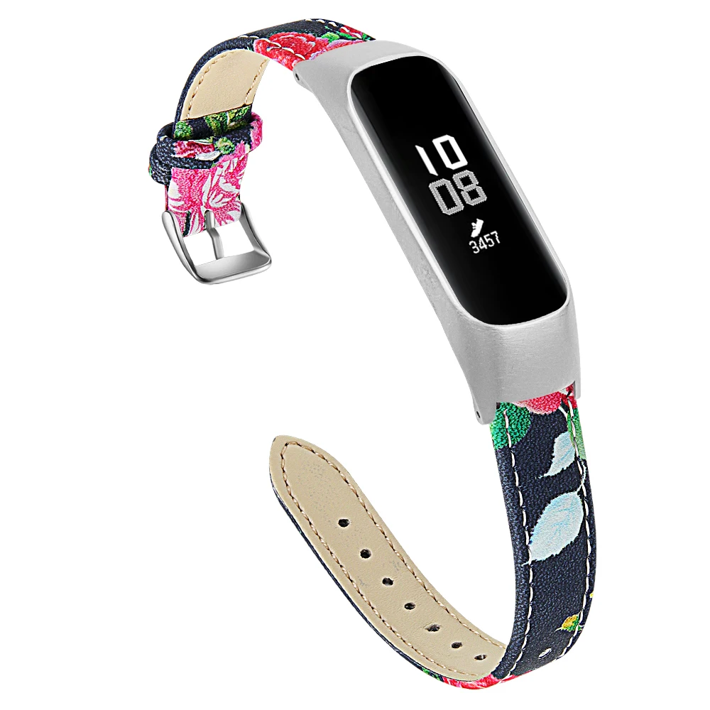 Genuine Leather Strap belt Silver Frame For Samsung Galaxy Fit-e SM-R375 Band Replacement Smart Sport Watch Wrist Strap Bracelet
Genuine Leather Strap belt Silver Frame For Samsung Galaxy Fit-e SM-R375 Band Replacement Smart Sport Watch Wrist Strap Bracelet