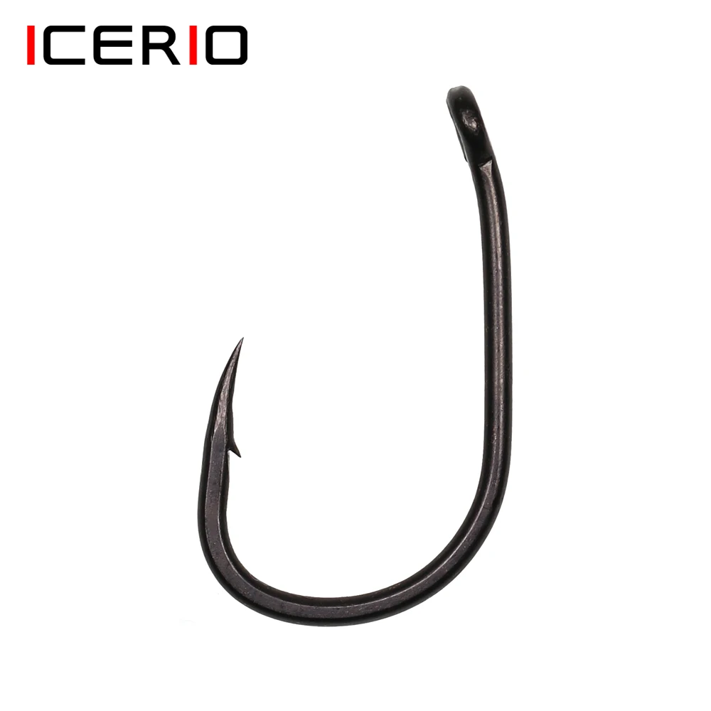 ICERIO 30PCS Matt Black Forged Steel Carp Fishing Hooks Barbed Hook Pop-up Rig Fishhook
ICERIO 30PCS Matt Black Forged Steel Carp Fishing Hooks Barbed Hook Pop-up Rig Fishhook