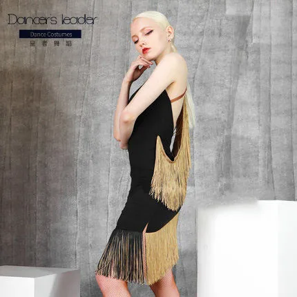 Latin dance dress female sexy halter fringed skirt Chacha Lumba dance performance clothing competition suit
Latin dance dress female sexy halter fringed skirt Chacha Lumba dance performance clothing competition suit