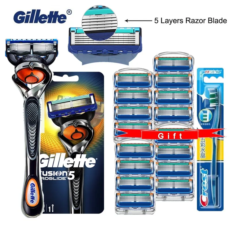 Gillette Fusion Proglide Men Manual Shaver Razors Machine for Shaving Blades 5 Layer Cassettes for Replacebale Blades Get Gift
Gillette Fusion Proglide Men Manual Shaver Razors Machine for Shaving Blades 5 Layer Cassettes for Replacebale Blades Get Gift