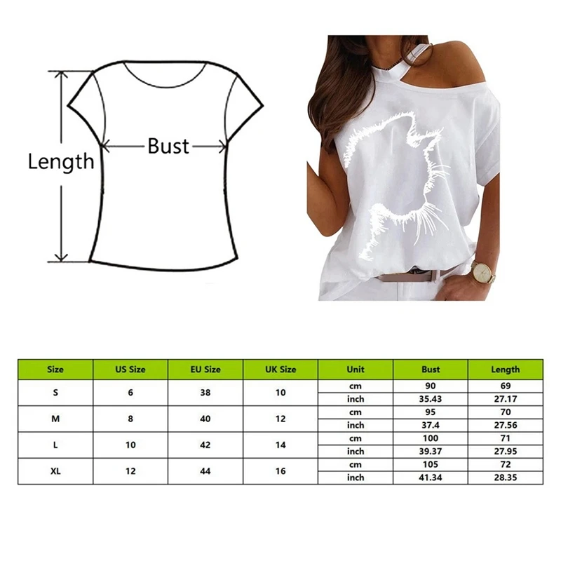SHUJIN Large Size Top Sexy Off Shoulder Summer Tshirt Women Cat Print Casual Short Sleeve O-neck Pullovers Tops Fashion Tee Tops
SHUJIN Large Size Top Sexy Off Shoulder Summer Tshirt Women Cat Print Casual Short Sleeve O-neck Pullovers Tops Fashion Tee Tops