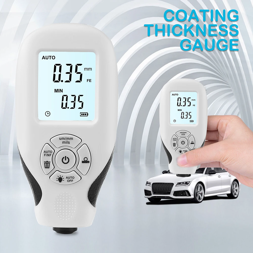 Wholesale HW-300 ABS Coating Thickness Gauge Car Painting Depth Gauge Range 0-2000UM Car Paint Film Thickness Tester Paint Tool
Wholesale HW-300 ABS Coating Thickness Gauge Car Painting Depth Gauge Range 0-2000UM Car Paint Film Thickness Tester Paint Tool