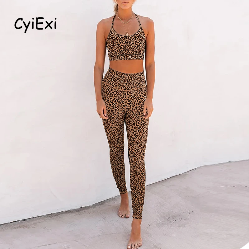 CyiExi Plus Size Leopard Legging Set High Waist Gym Sport Suits Women Push Up Tops Pant Female 2 Pieces Sets Sexy Bra + Leggings
CyiExi Plus Size Leopard Legging Set High Waist Gym Sport Suits Women Push Up Tops Pant Female 2 Pieces Sets Sexy Bra + Leggings