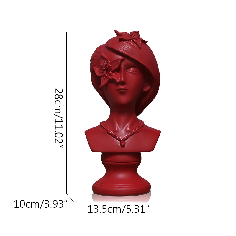 Elegant Lady Creative Flower Eyes Character Statue Home Decoration Accessories Abstrac Ornaments TV Cabinet Decor Figurine Gift
Elegant Lady Creative Flower Eyes Character Statue Home Decoration Accessories Abstrac Ornaments TV Cabinet Decor Figurine Gift