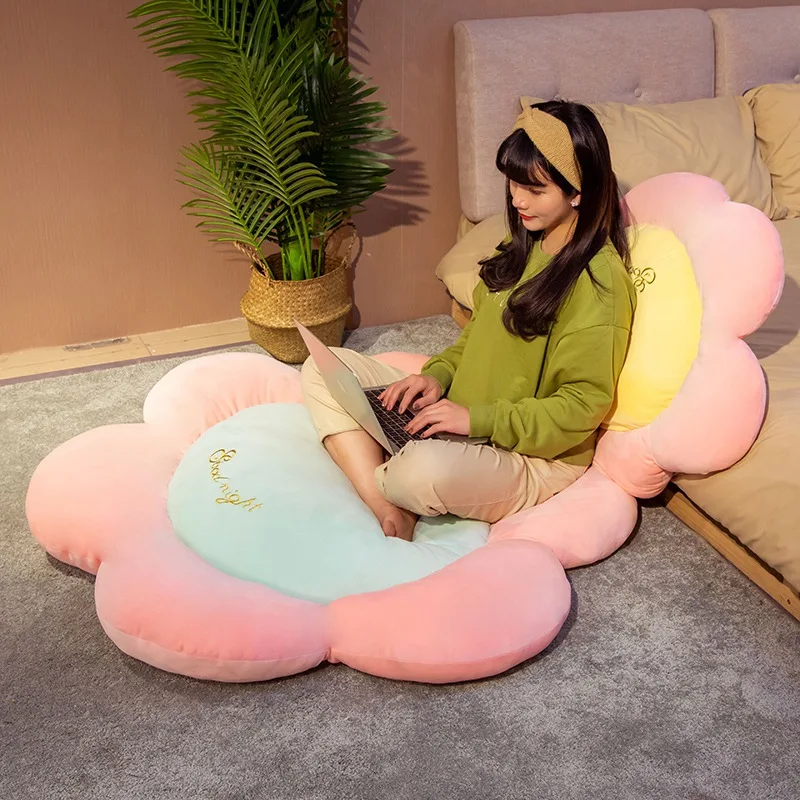 Hot New 45cm-85cm Candy Colors Flowers Plush Stuffed Chair Cushion Carpet Floor Cushion Pillow Home Decor Friends Birthday Gifts
Hot New 45cm-85cm Candy Colors Flowers Plush Stuffed Chair Cushion Carpet Floor Cushion Pillow Home Decor Friends Birthday Gifts