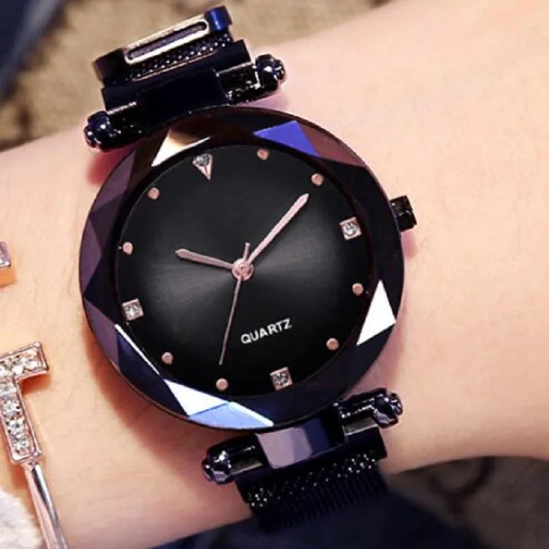 Luxury Women Watches Rose Gold Starry Sky Magnetic Mesh Rhinestone Quartz Wristwatch Lady Female Diamond Watch relogio feminino
Luxury Women Watches Rose Gold Starry Sky Magnetic Mesh Rhinestone Quartz Wristwatch Lady Female Diamond Watch relogio feminino