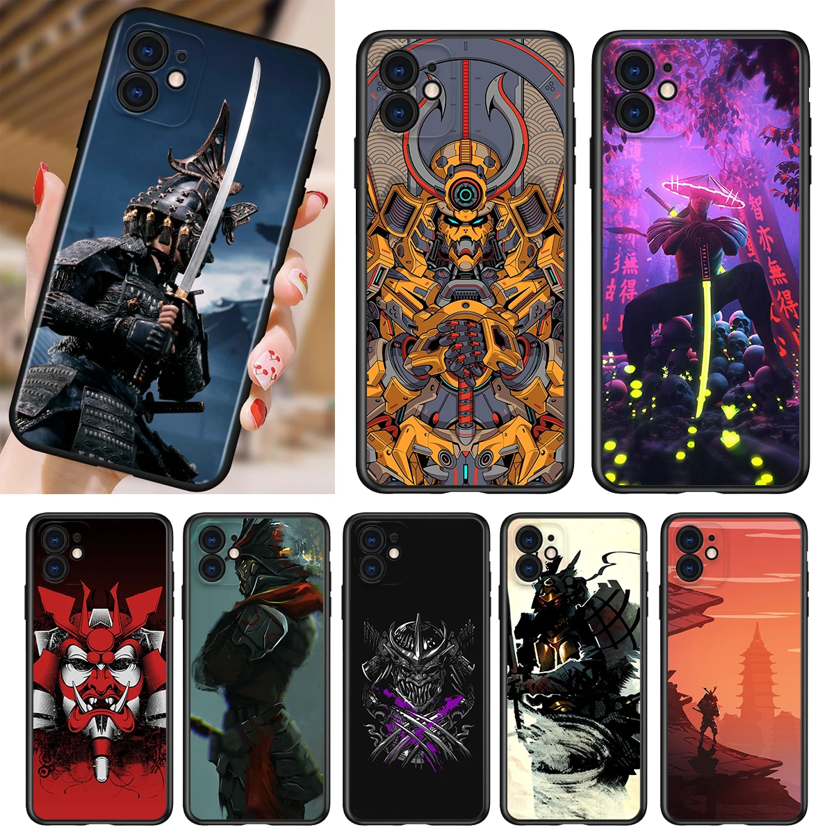 Phone Case For Apple iPhone 13 12 11 SE XS XR X 7 8 6 5 S mini Plus Pro MAX 2020 The samurai Ninja Black Soft Cover
Phone Case For Apple iPhone 13 12 11 SE XS XR X 7 8 6 5 S mini Plus Pro MAX 2020 The samurai Ninja Black Soft Cover