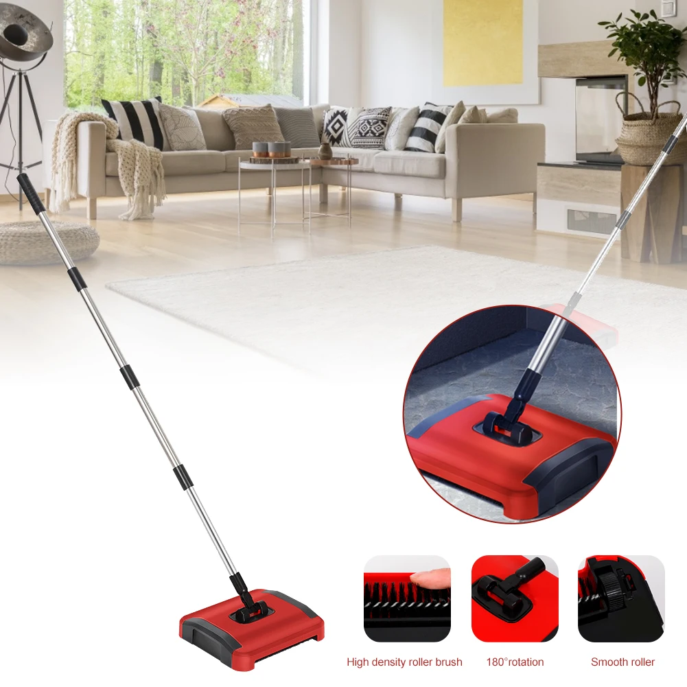 Carpet Floor Sweeper Hand Push Automatic Broom Home Office Carpet Dust Shredded Paper With Brush Cleaning Sweeper 110*24*22cm
Carpet Floor Sweeper Hand Push Automatic Broom Home Office Carpet Dust Shredded Paper With Brush Cleaning Sweeper 110*24*22cm