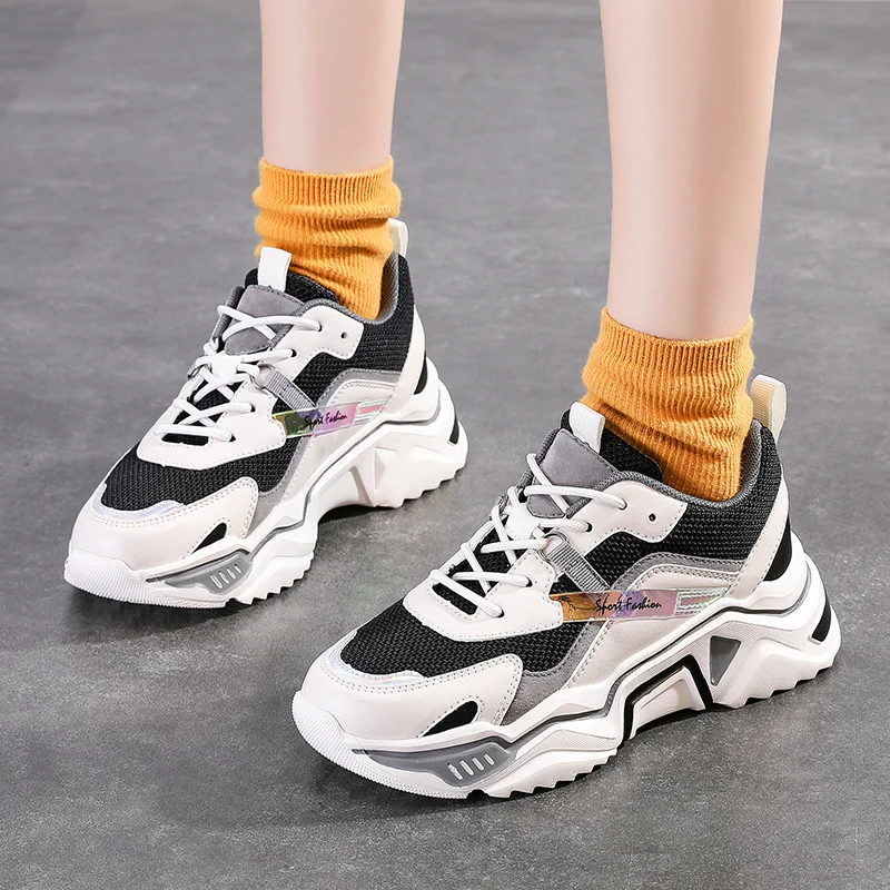 2021 Fashion Casual Platform Sneakers White Women's Vulcanized Shoes Luxury Wedge Heel Women's Tennis Designer Brand Luxury
2021 Fashion Casual Platform Sneakers White Women's Vulcanized Shoes Luxury Wedge Heel Women's Tennis Designer Brand Luxury