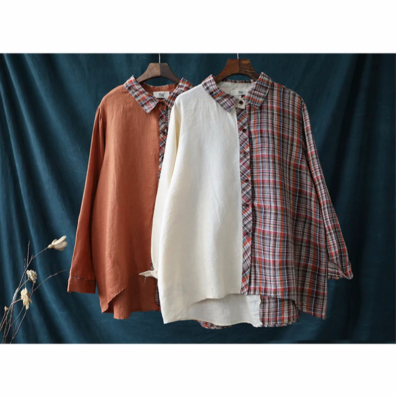 Max LuLu 2020 New Spring Korean Fashion Style Ladies Loose Tops Womens Vintage Patchwork Shirts Cotton Female Streetwear Blouses
Max LuLu 2020 New Spring Korean Fashion Style Ladies Loose Tops Womens Vintage Patchwork Shirts Cotton Female Streetwear Blouses